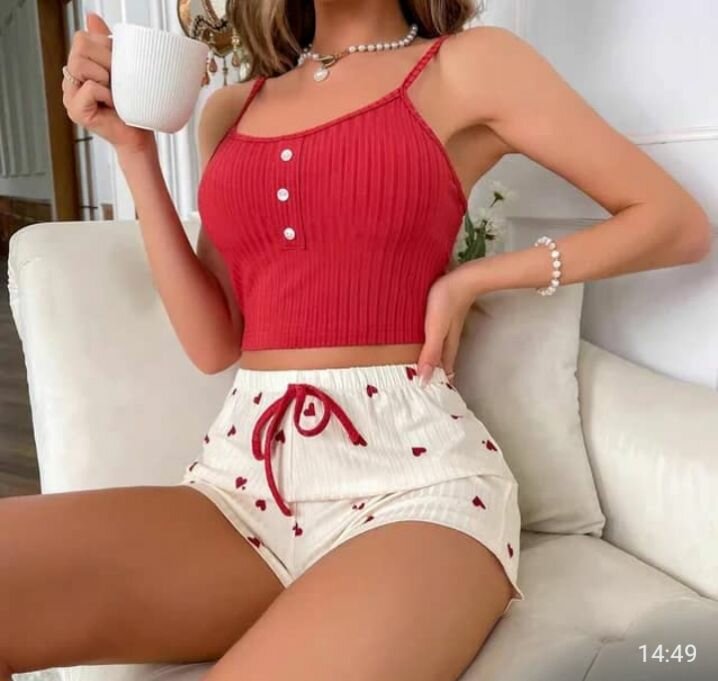 Pyjama féminin en coton doux