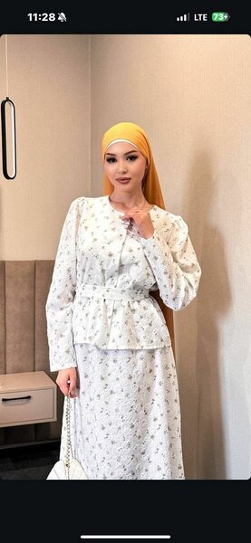 Шикарная двойка из ткани флори