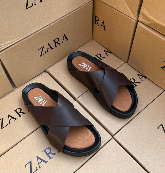 Nu-pieds Croisés Zara Homme