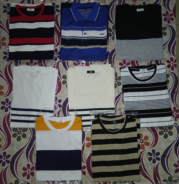 Lot de t-shirts rayés homme