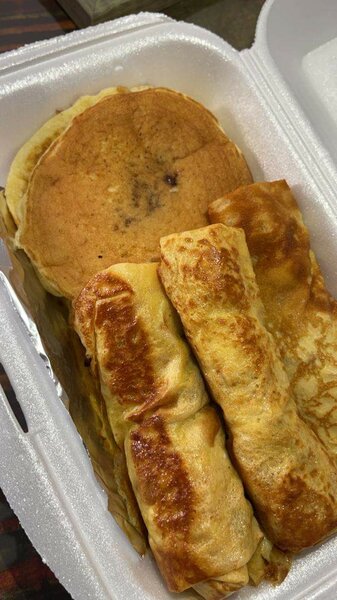 Pancake fourré au nutella