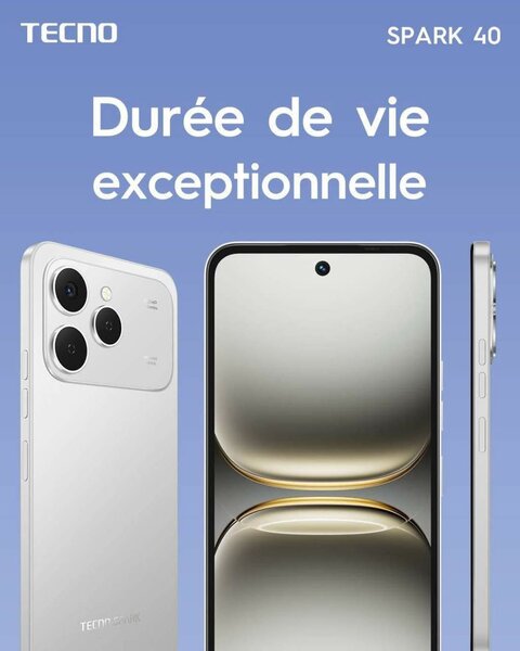 Tecno Spark 40 128GB 4+4RAM