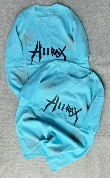 T-shirt bleu unisexe tendance