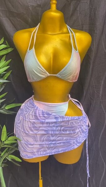Bikini pastel dégradé