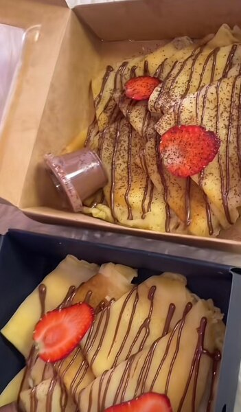 Crêpes sucrées gourmande