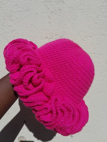 Handmade Pink Crochet Hat