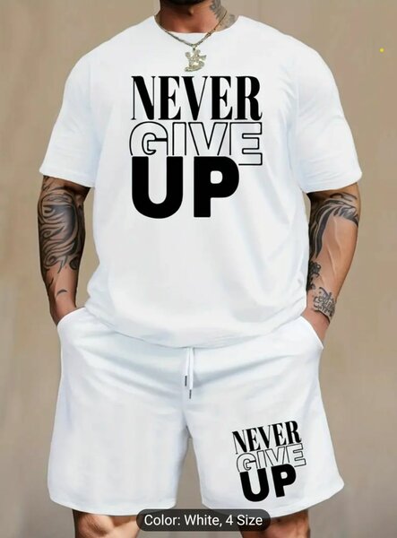 2 Pcs Cozy Men's Summer Pajama Sets