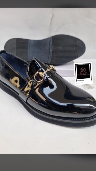 Mocassins Brillants en Cuir