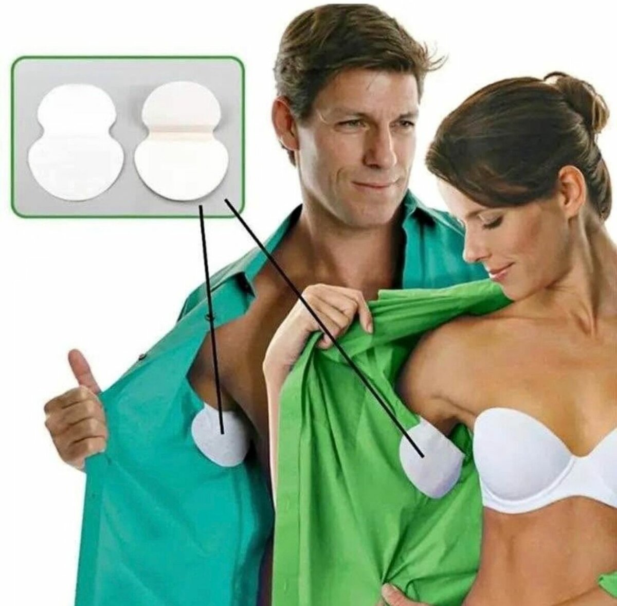 15 PC Coton aisselle anti-trac