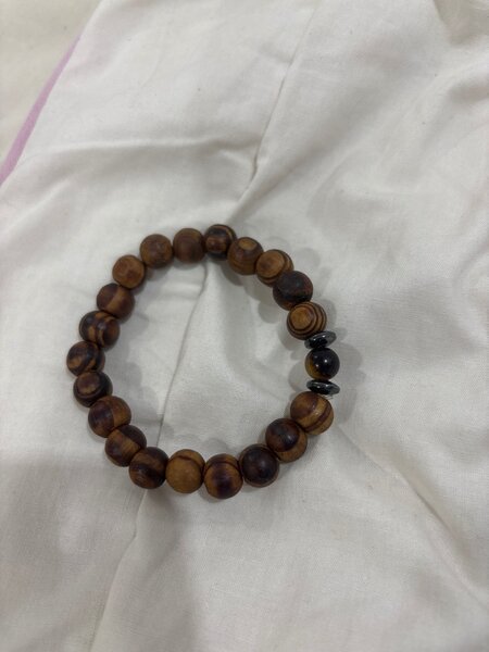 Bracelet en bois naturel