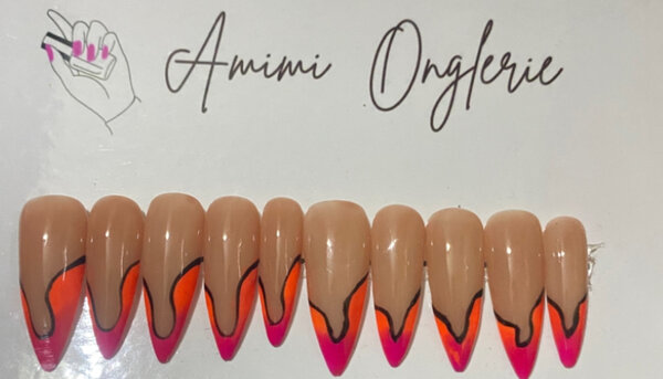 Ongles Précollés Design Amimi