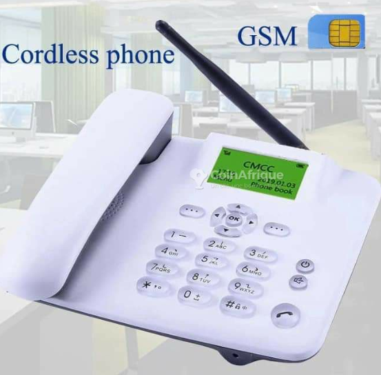 Téléphone fixe double sim