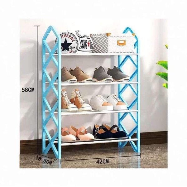 Étagère de chaussure pour enfant bleu