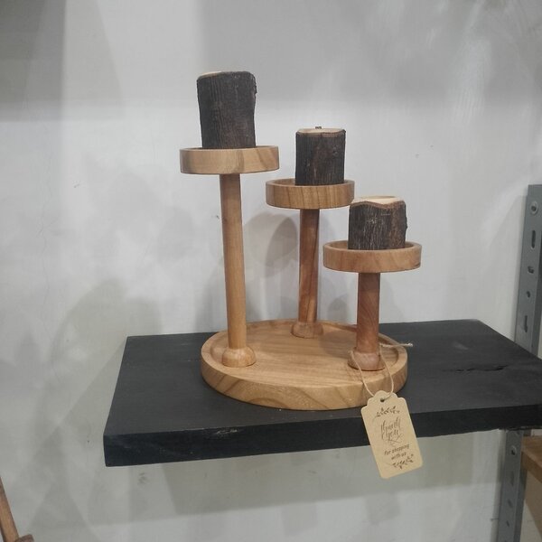 Candle stand ,Wooden candle holders