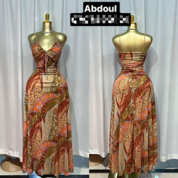 Robe Bohème Maxi Imprimée