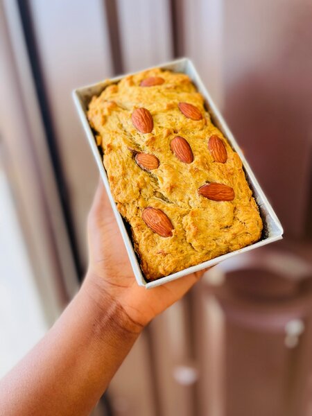 Almond Nuts Banana Bread