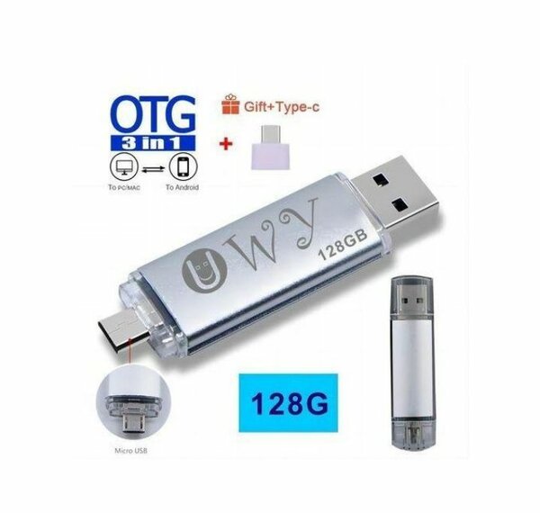 Clé USB OTG 128GO 3-en-1
