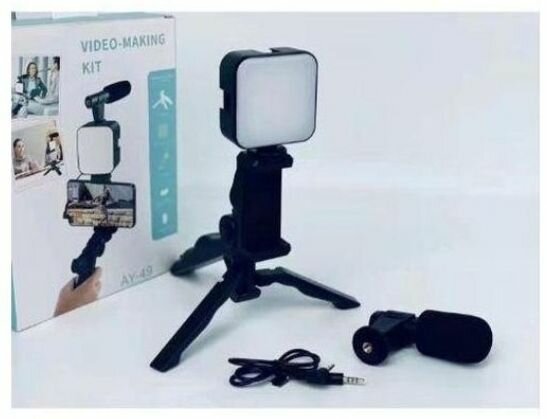 Vidéo Making-Trépied + Led + Micro + Support + Commande