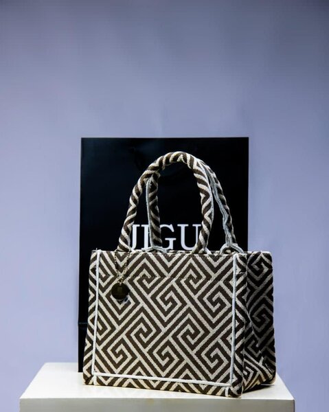 Sac élégant en tissu imprimé