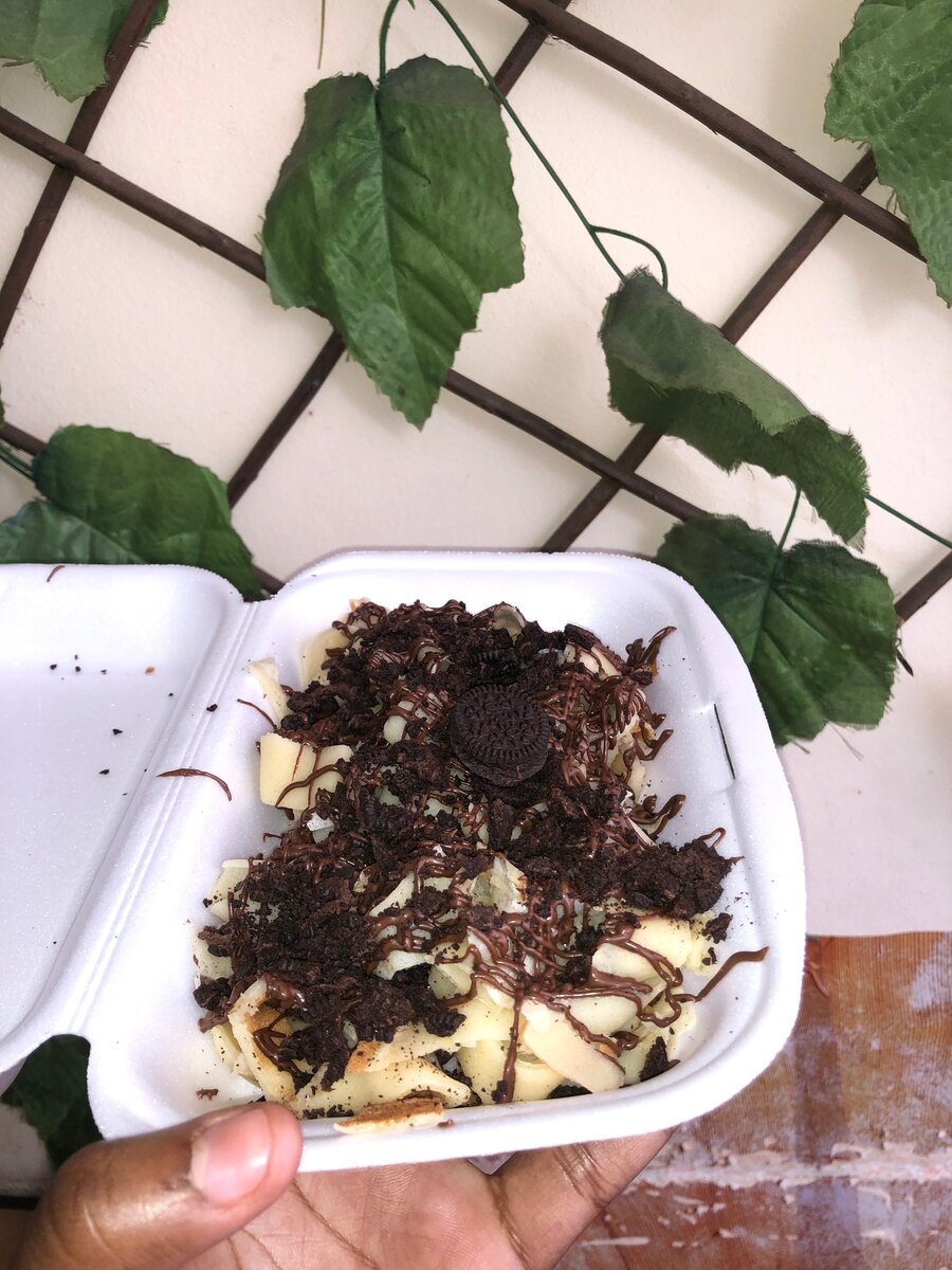 Fétucine au chocolat et Oreo