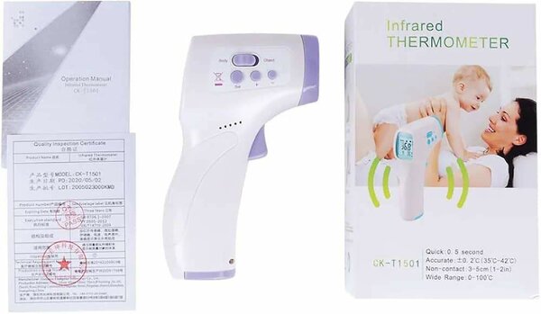 Thermomètre MEDGUARD pour adultes et enfants, numérique sans