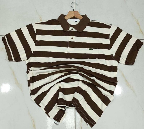 Polo à colle bicolore