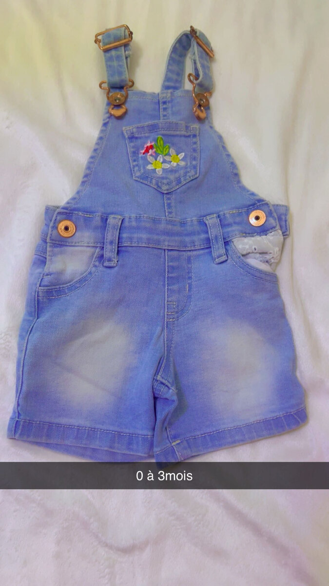 Salopette Bébé en Jean
