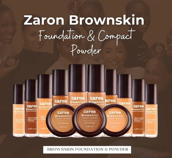 Zaron Brownskin Foundation & Compact Powder.