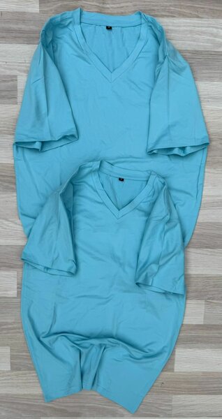 T-shirts en coton bleu