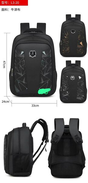 Waterproof laptop tablet travel bag school backpack