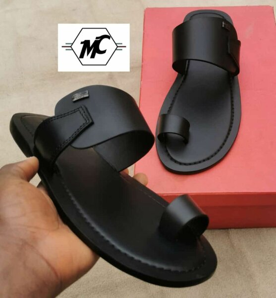 Sandales pour hommes en cuir