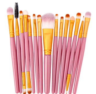 MAANGE 15pcs Professional Makeup Brushes Multifunctional Makeup Brush Set Blending Foundation Eyeshadow Eyeliner maquiagem