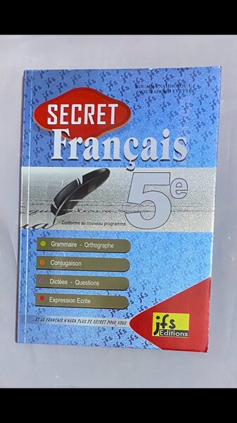 Secret français 5eme
