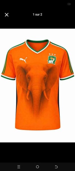 Maillot Côte d'Ivoire