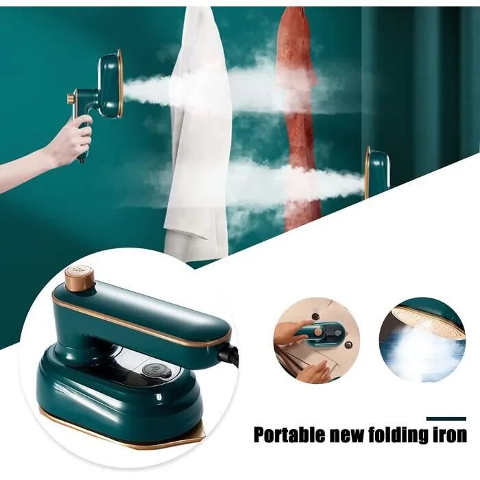 Fer à vapeur pliant portable