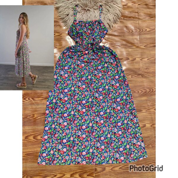 6/12 floral maxi dress