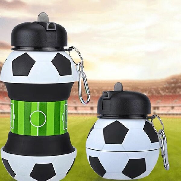 Gourde de sport pliable football
