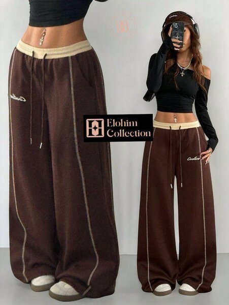 Femme et garçon chic pantalon