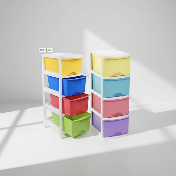 Meuble de rangement coloré