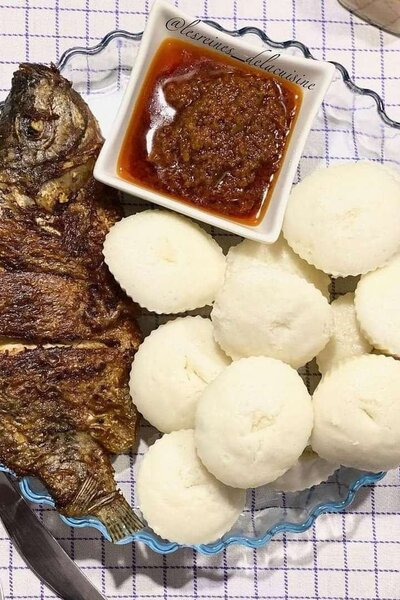 Plats de abolo, akassa, dokoun