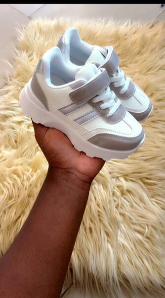 Baskets enfant mode blanc