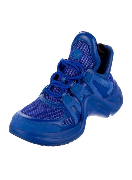 Louis Vuitton Leather Low Top Chunky Sneaker