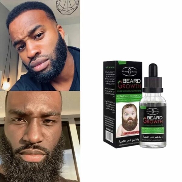 Huile de Croissance Barbe Naturelle