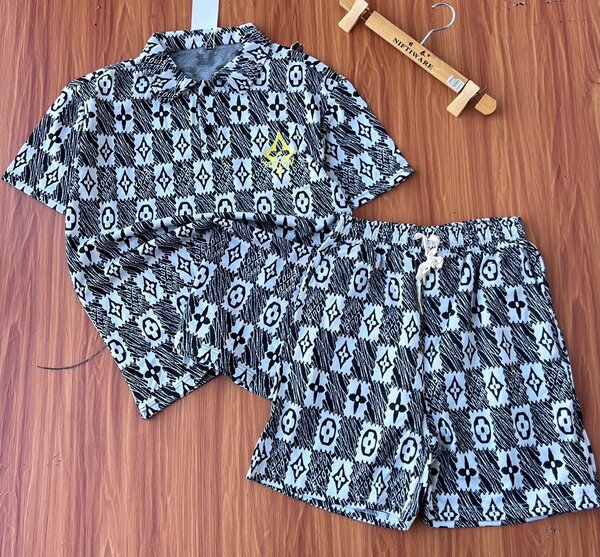 Mens Lacoste Top & Down Shorts