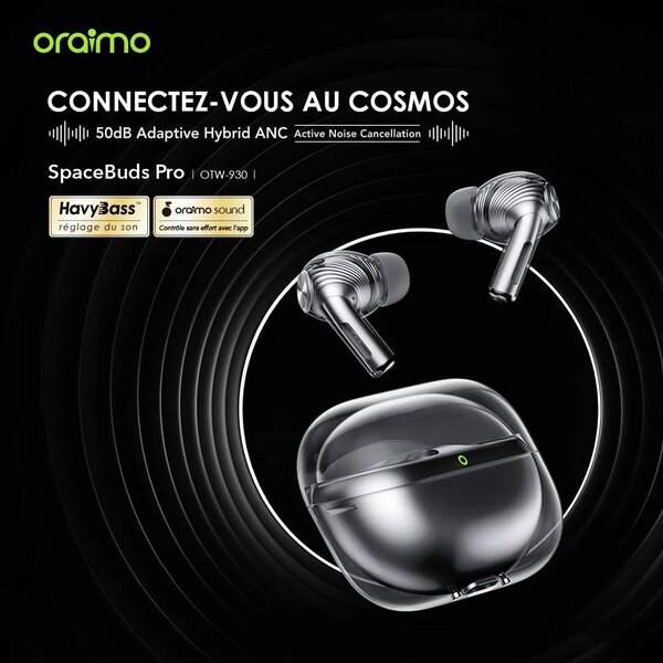 Écouteurs ANC Oraimo Pro