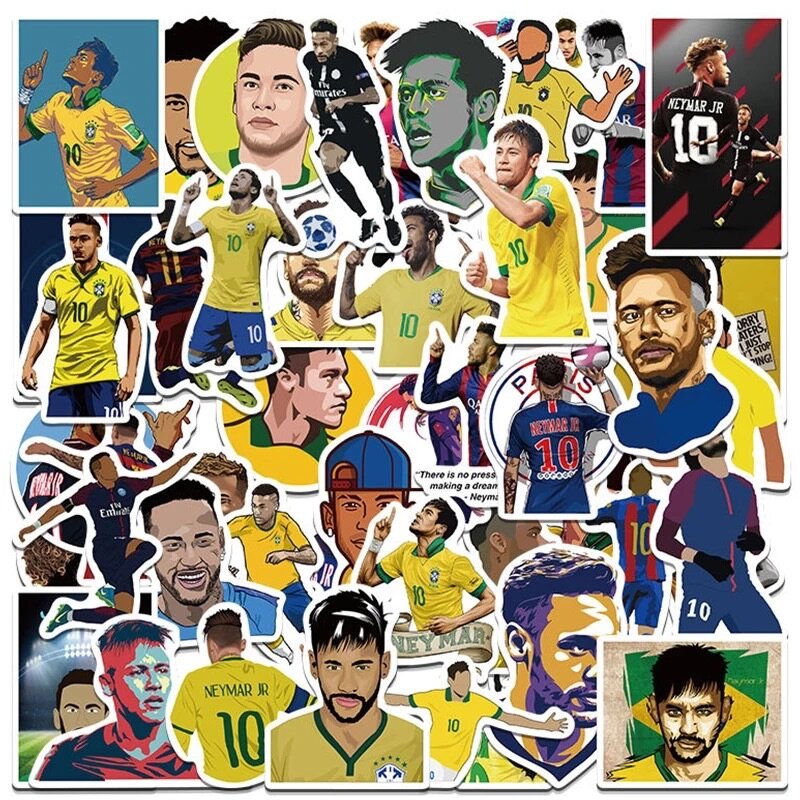 Football Star Sticker Set