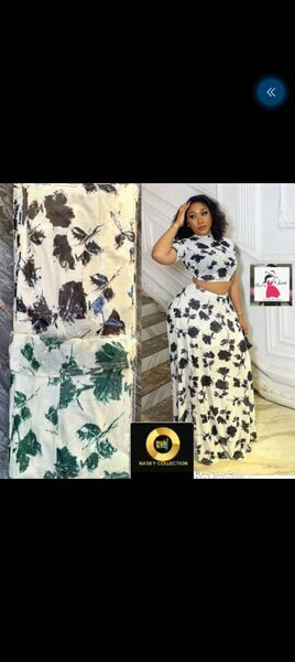 Robe longue estivale imprimée