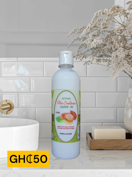 Amaa Peppermint & Shea Oil Hair Conditioner - Medium Size