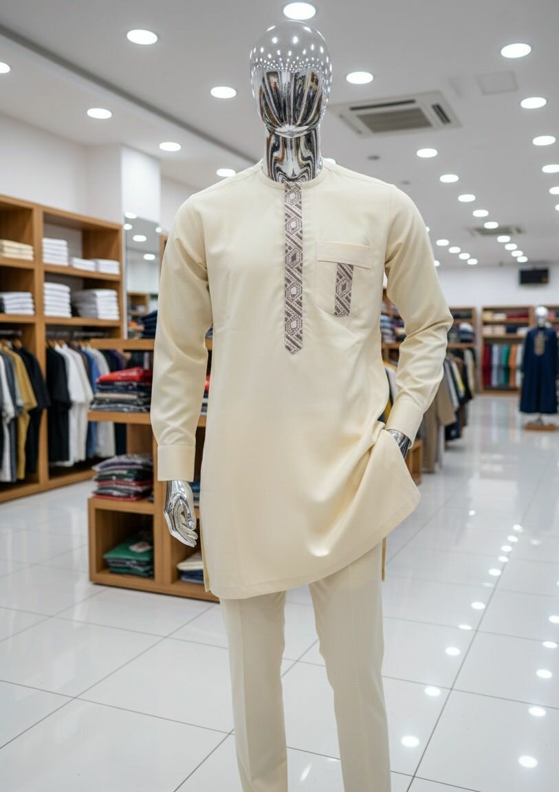 Ensemble tunique homme élégant