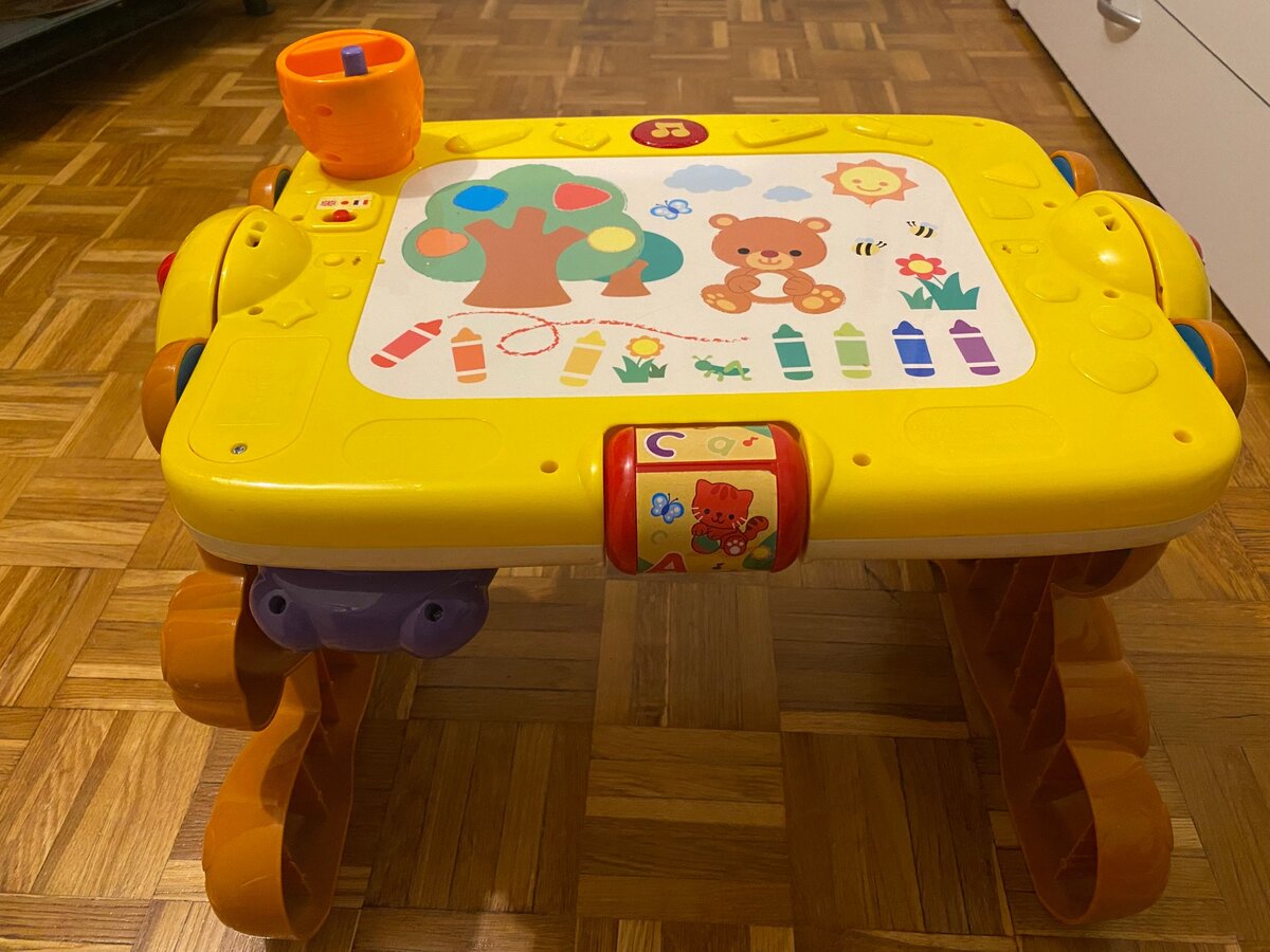 Table d´activité réversible FRANÇAIS/ANGLAIS